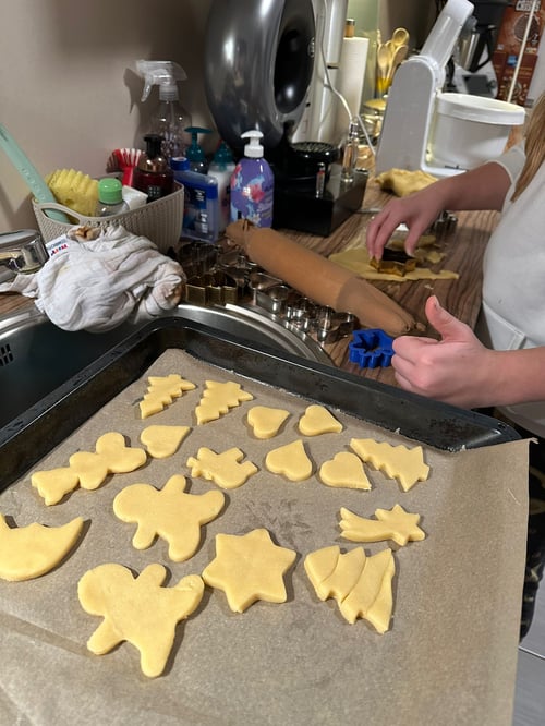 Tagesmutter backen